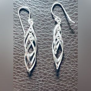 NWOT silver earrings